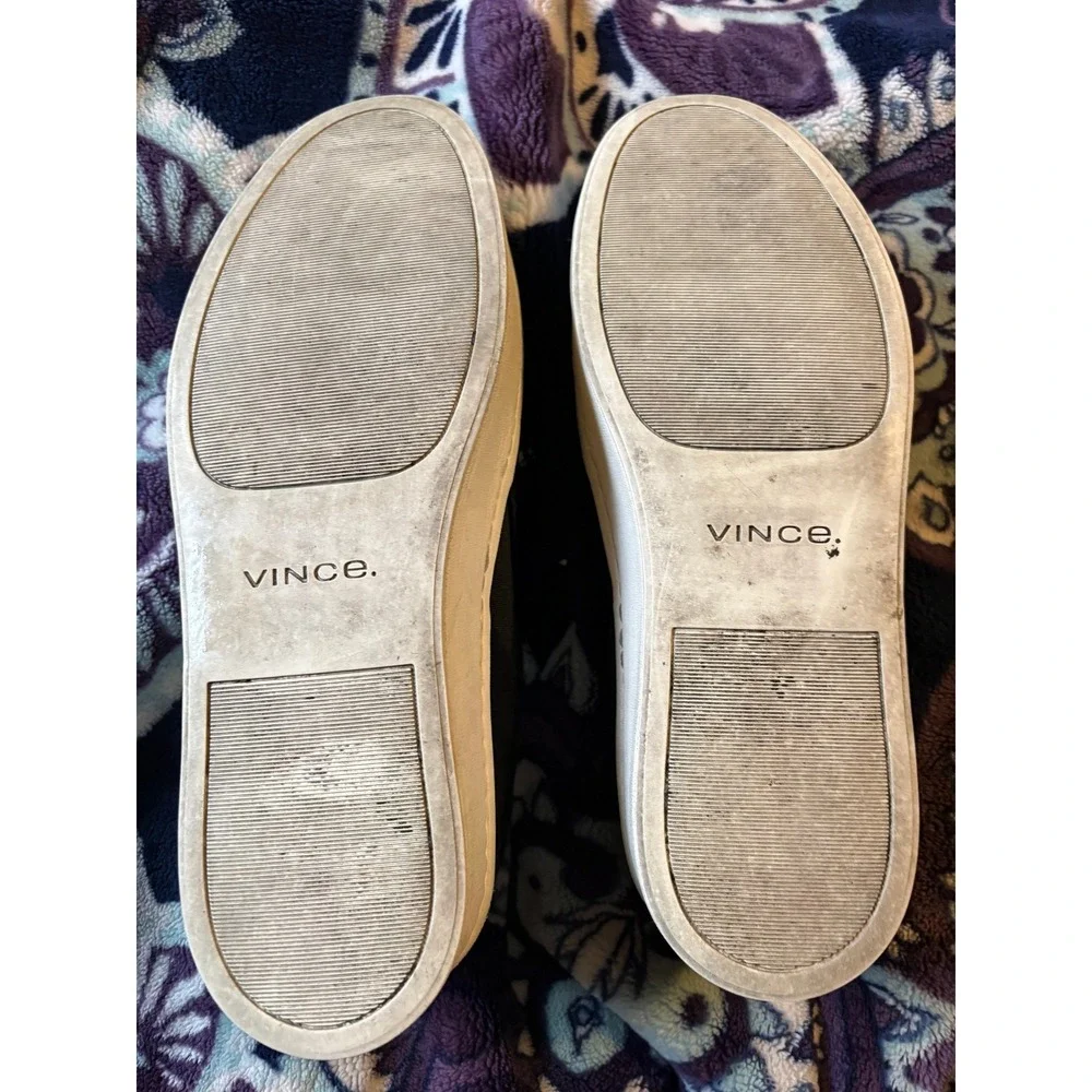 Vince Warren Black Suede Platform Slip On Sneakers Womens‎ 7.5 M EUR 37.5